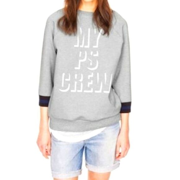 Public School for J. CREW Grey Sweatshirt S - Picture 1 of 8